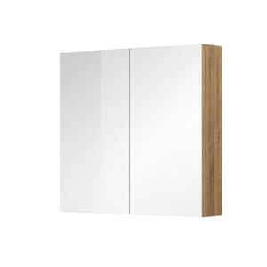 Mereo Aira, Mailo, Opto, Vigo, Ponte koupelnová galerka 80 cm, zrcadlová skříňka, dub Riviera CN717GR obraz