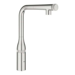 GROHE Essence SmartControl Dřezová baterie s výsuvnou koncovkou, SmartControl, supersteel 31615DC0 obraz