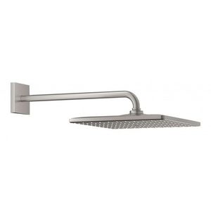 GROHE Rainshower Hlavová sprcha 310 Mono Cube 9, 5 l/min, 1 proud, sprchové rameno 42 cm, supersteel 26564DC0 obraz