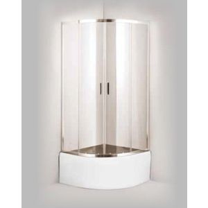 OLSEN SPA Sprchový kout TOLEDO PLUS Barva rámu Chrom/Leštěný hliník (ALU), Rozměr A 90 cm, Rozměr B 90 cm, Rozměr C 188 cm, Směr zavírání Univerzální Levé / Pravé, Výplň Grape bezpečnostní sklo 5 / 6 mm OLBTOL90CGPLUS obraz
