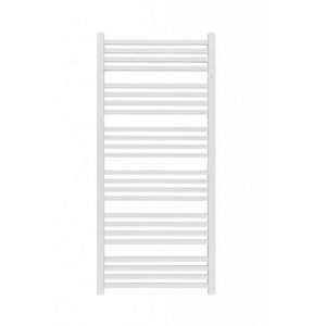 Instalprojekt Koupelnový radiátor STICK bílá barva Barva Bílá, Doporučená topná tyč 600 W, Rozměr A 40 cm, Rozměr C 150 cm, Skutečný rozměr radiátoru 400 × 1480 mm, Typ připojení Středové 50 mm RADSTI401535SP obraz