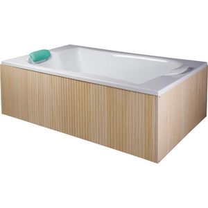OLSEN SPA Obdélníková vana PADOVA Nožičky k vaně 2x Nožičky, Rozměr vany 180 × 110 cm VANPAD18+VANNOZ+VANNOZ obraz