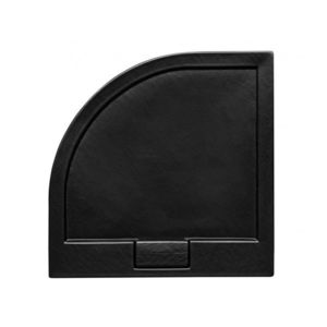 BESCO Čtvrtkruhová sprchová vanička AXIM STONE EFFECT Barva Stone efect, Rozměr B 90 cm, Rozměr C 90 cm VANKAXIM90SR55 obraz