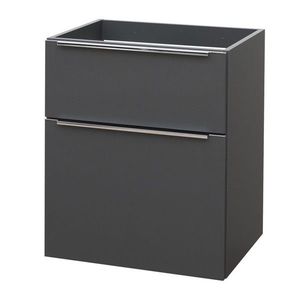 Mereo Mailo, koupelnová skříňka 61 cm, antracit, chrom madlo CN530S obraz