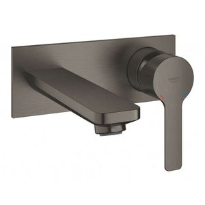GROHE Lineare Umyvadlová baterie pod omítku, 2-otvorová instalace, kartáčovaný Hard Graphite 19409AL1 obraz