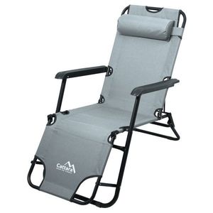 Cattara 85141 CATTARA Lehátko/křeslo COMFORT šedé, 155 x 61 cm obraz
