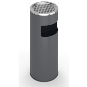 Odpadkový koš s popelníkem, 30 l, antracit obraz