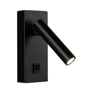 LED Nástěnné bodové svítidlo LED/2W/230V 3000K černá obraz