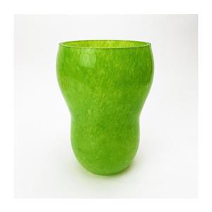 Skleněná váza 20cm zelená obraz