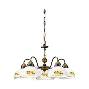 Kolarz Kolarz 731.85.126 - Lustr na řetězu NONNA 5xE27/75W/230V citrony obraz