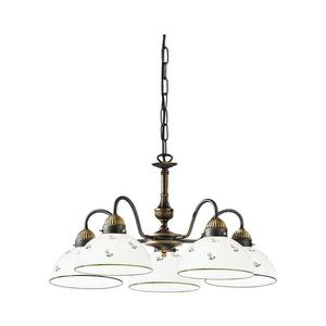 Kolarz Kolarz 731.85.20 - Lustr na řetězu NONNA 5xE27/75W/230V zelená obraz