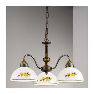Kolarz Kolarz 731.83.126 - Lustr na řetězu NONNA 3xE27/75W/230V citrony obraz