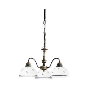 Kolarz Kolarz 731.83.16 - Lustr na řetězu NONNA 3xE27/75W/230V modrá obraz