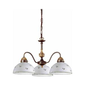 Kolarz Kolarz 731.83.20 - Lustr na řetězu NONNA 3xE27/75W/230V zelená obraz