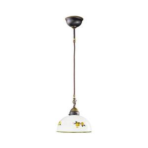 Kolarz Kolarz 731.30.129 - Lustr na lanku NONNA 1xE27/75W/230V pr. 30 cm citrony obraz