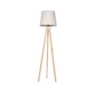 Stojací lampa CONE 1xE27/60W/230V borovice krémová obraz