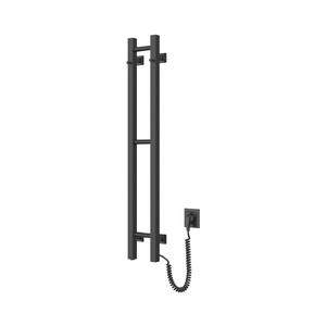 Navin Elektrický sušák na ručníky SILOUETTE 187W/230V 101, 1 cm IP44 černá pravá hran. obraz