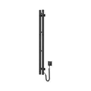 Navin Elektrický sušák na ručníky s term. SILOUETTE 187W/230V 120, 6cm IP44 černá pravá obraz