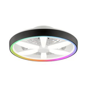 Brilliant Brilliant - LED RGBW Stropní látor se světlem GAIANO LED/48W/230V černá +DO obraz