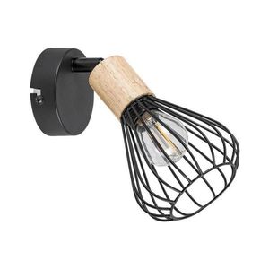 Rabalux Rabalux 3147 - Nástěnné bodové svítidlo FARFALLE 1xE14/25W/230V černá/buk obraz