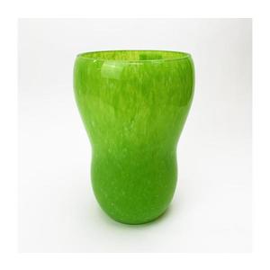 Skleněná váza 23 cm zelená obraz
