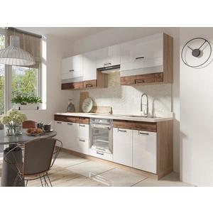 Kuchyňská linka Favorit 260 C Plus s pracovní deskou Sonoma/White/Ribbeck obraz