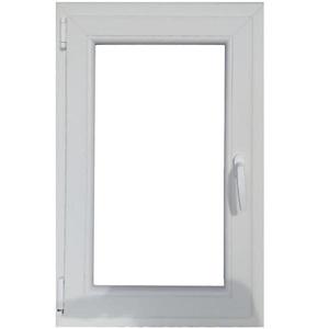 Okno levé 60x90 bílá/antracit obraz
