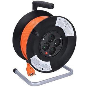 Prodlužovací přívod na bubnu, 4 zásuvky, 3x 1.5mm2, délka 50m obraz