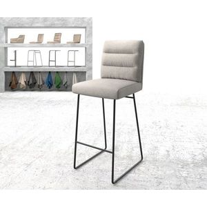 Barová židle Pela-Flex Stripes Light Grey Skid Kovový rám obraz