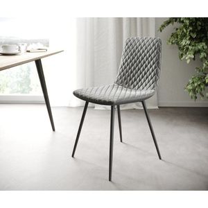Sada 4 jídelních židlí Novi-Adesso Light Grey Velvet se 4 obraz