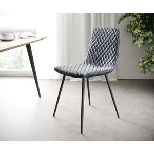 Sada 4 jídelních židlí Novi-Adesso Grey Velvet se 4 nohami obraz