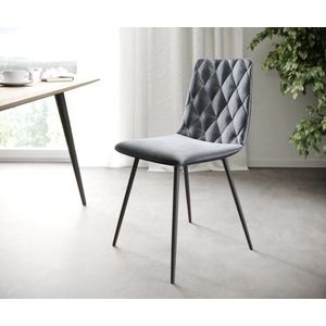 4dílná sada jídelních židlí Trado-Adesso Grey Velvet 4-nohá obraz