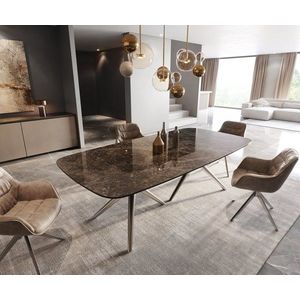 Jídelní stůl Edge Boot 240x120 keramika Laminam® Emperador obraz