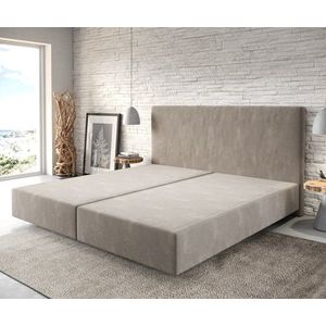 Boxspring postel Dream-Well 200x200 cm mikrovlákno obraz
