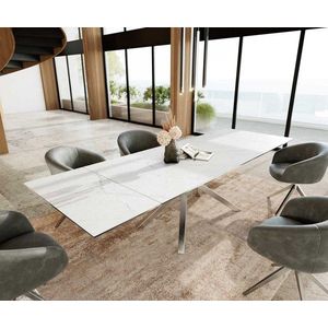 Jídelní stůl Edge 200-300x100 keramika Laminam®Statuarietto obraz