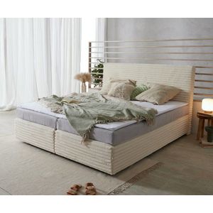 Boxspring postel Dream-Well 180x200 cm plyšový manšestr obraz