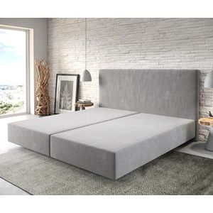 Boxspring postel Dream-Well plyšový manšestr 200x200 cm obraz