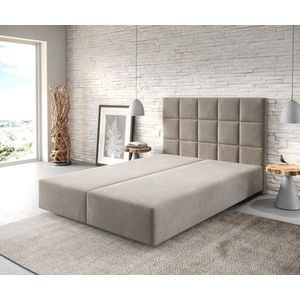 Boxspring postel Dream-Fine 140x200 cm mikrovlákno béžová obraz