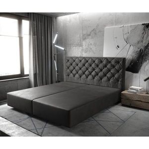Boxspring postel Dream-Great 180x200 cm imitace kůže obraz