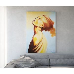 Obraz Young Žena 120x170 cm vícebarevná akryl na plátně obraz