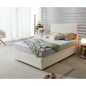 Boxspring postel Dream-Well 120x200 cm plyšový manšestr obraz
