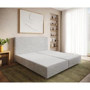 Boxspring postel Dream-Well 200x200 cm manšestr obraz