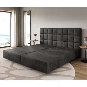 Boxspring postel Dream-Fine 200x200 cm mikrovlákno obraz