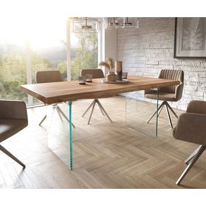 Jídelní stůl Edge 180x90 cm XL přírodní akácie obraz