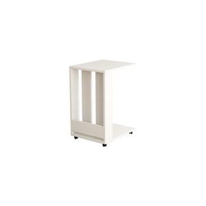 Livetastic ODKLÁDACÍ STOLEK, bílá, kompozitní dřevo, 37/45/60 cm obraz