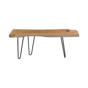 XXXL KONFERENČNÍ STOLEK, barvy teak, dřevo, kov, 100/25-40/40 cm obraz