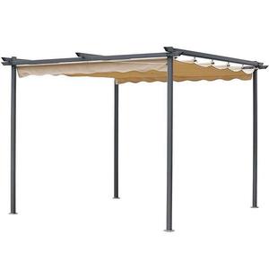 Zahradní pavilon / pergola 2.6m x 2.6 m, béžový obraz