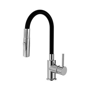 ALVEUS ALVEUS KI112111 - Dřezová baterie s flexibilním ramínkem BEA 47 cm chrom/černá obraz