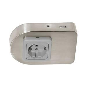 Eglo Eglo 94662 - Podlinková zásuvka SCHUKO vč. USB TAXANO obraz