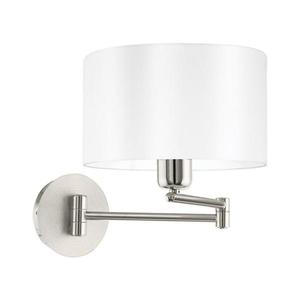 Eglo Eglo 33269 - Nástěnné svítidlo PASTERI 1xE27/60W/230V matný chrom/bílá obraz